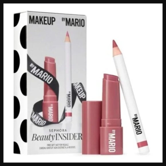Makeup by Mario Plumping Lipstick Rosewood Glow and Liner Mauve Duo NIB - Picture 1 of 2